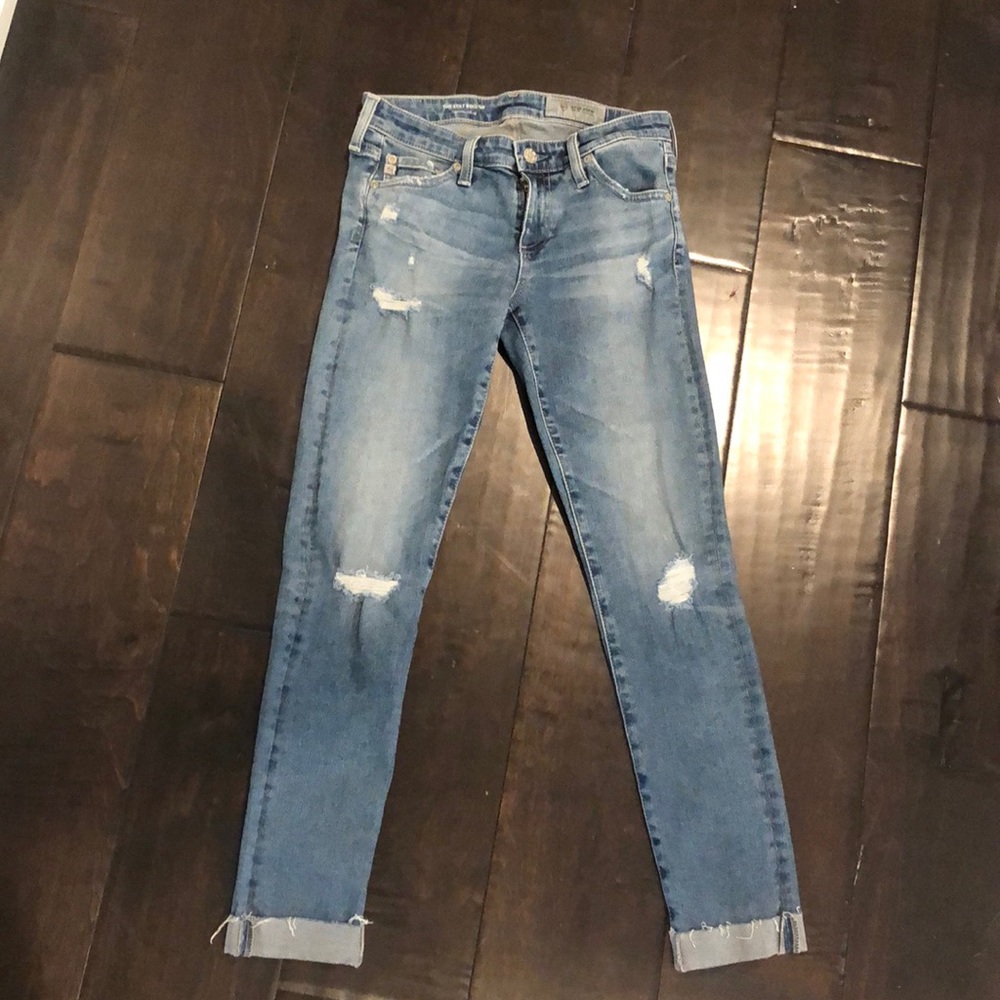 AG Denim The Stilt Roll Up Cigarette Roll-Up